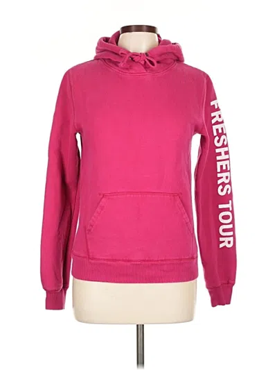 Pre-owned Jack Wills Pullover Hoodie In Pink