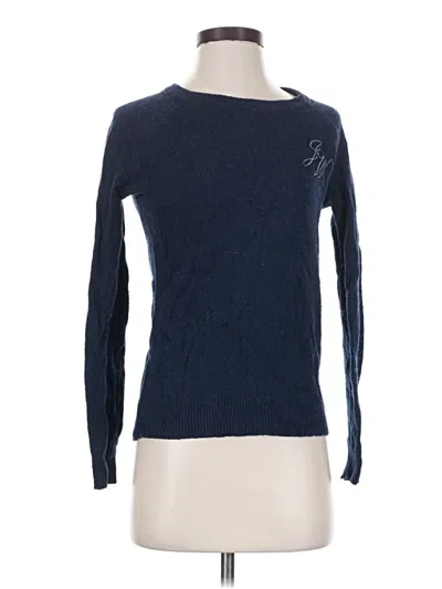 Pre-owned Jack Wills Pullover Sweater In Blue