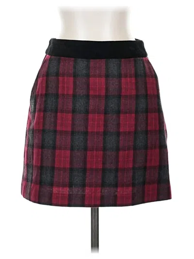 Pre-owned Jack Wills Wool Skirt In Red