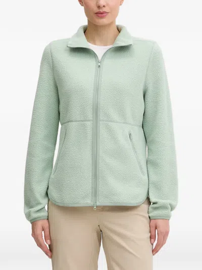 Jack Wolfskin 라이트 컬 집업 스웨트셔츠 In 그린