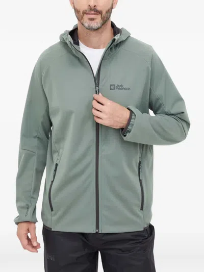Jack Wolfskin Bornberg Hoody Outdoor Jacket In Green