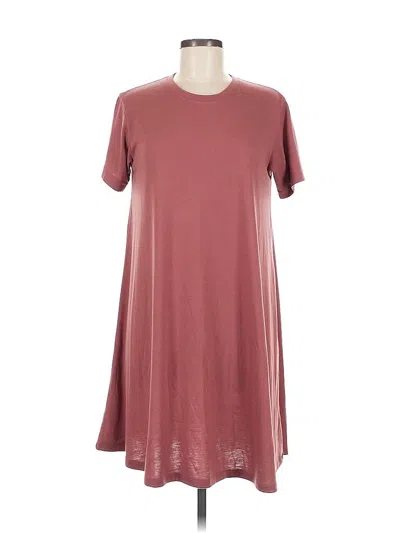 Pre-owned Jack Wolfskin Casual Dress In Burgundy