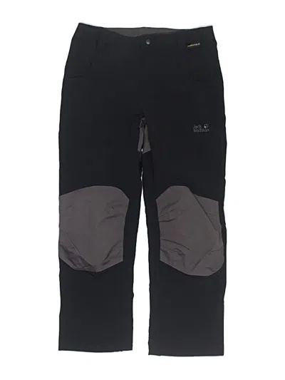 Pre-owned Jack Wolfskin Kids' Casual Pants In Black