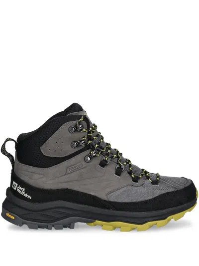 Jack Wolfskin Cyrox Lace-up Fastening Boots In Gray