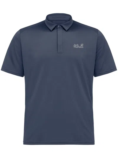 Jack Wolfskin Delgami Polo In Blue