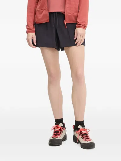 Jack Wolfskin Drawstring Pocket Shorts In Black