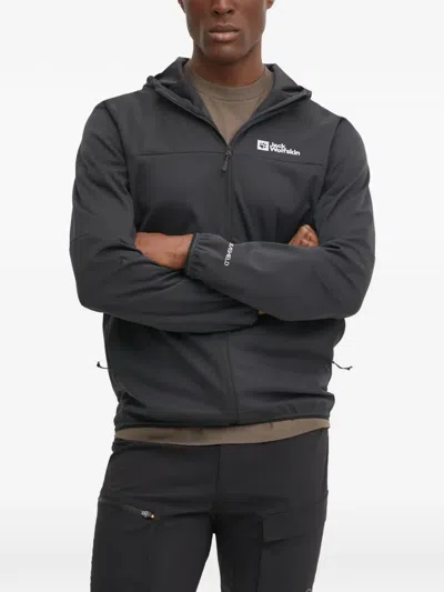 Jack Wolfskin Feldberg Hiking Jacket In Black