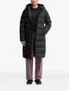 Jack Wolfskin Frozen Palace Hooded Padded Coat In Black