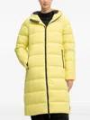 Jack Wolfskin Frozen Palace Hooded-padded Coat In Yellow