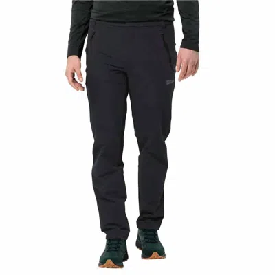 Jack Wolfskin Glastal Straight Winter Pants In Black