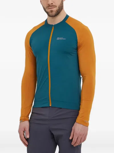 Jack Wolfskin Gravex Long-sleeved Zip Sweatshirt In Multi