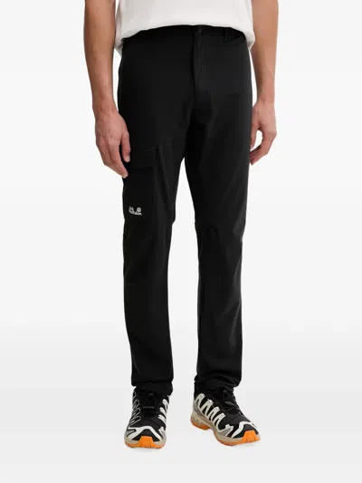 Jack Wolfskin Hikeout Performance Trousers In Black