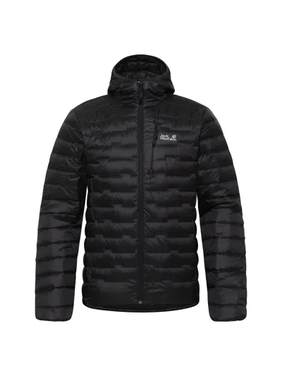 Jack Wolfskin Hooded Sweatshirt Passamani Down Hoody M R In Black