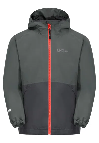 Jack Wolfskin Iceland 3in1 Winter Jacket - Slate Green In Multi
