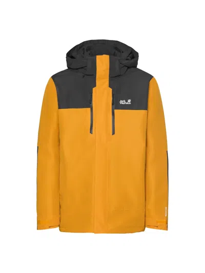 Jack Wolfskin Jasper Pro 3-in-1 Jacket In Yellow