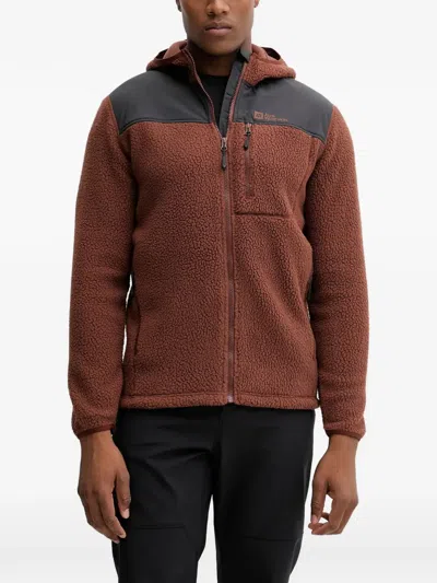 Jack Wolfskin Kamweg Trekking Hoodie In Brown