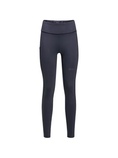 Jack Wolfskin Klintal Leggings In Blue
