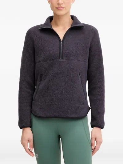 Jack Wolfskin Lite Curl Fleece Sweatshirt In Blue