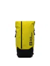 Jack Wolfskin Logo-print Backpack In Yellow