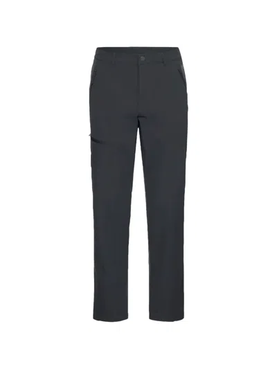 Jack Wolfskin Logo-print Zip-pocket Trousers In Gray