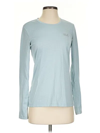Pre-owned Jack Wolfskin Long Sleeve T-shirt In Blue