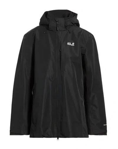 Jack Wolfskin Man Jacket Black Size L Polyester