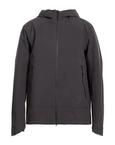 Jack Wolfskin Man Jacket Charcoal Size Xl Polyester In Black