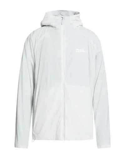 Jack Wolfskin Man Jacket Light Grey Size Xl Polyamide, Elastane In Gray
