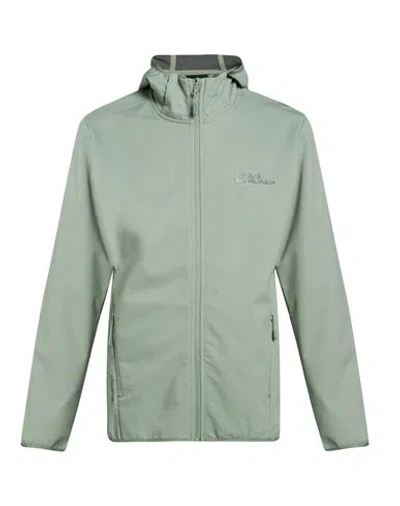Jack Wolfskin Man Jacket Sage Green Size Xs Polyester