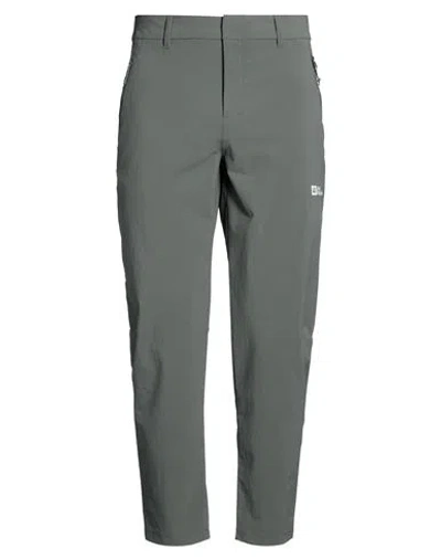 Jack Wolfskin Man Pants Military Green Size 36w-30l Recycled Polyamide, Elastane
