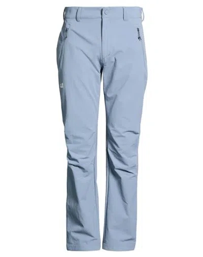 Jack Wolfskin Man Pants Slate Blue Size 34w-33l Polyamide, Elastane