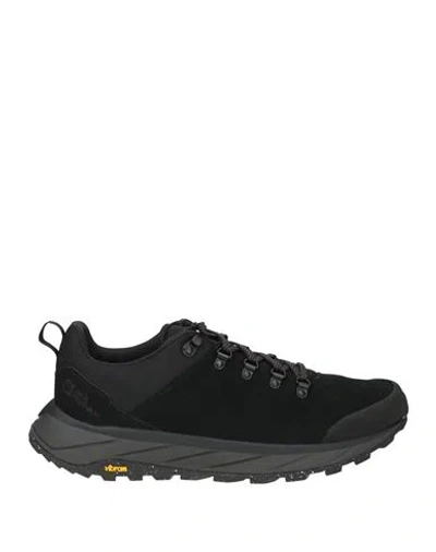 Jack Wolfskin Man Sneakers Black Size 9 Textile Fibers