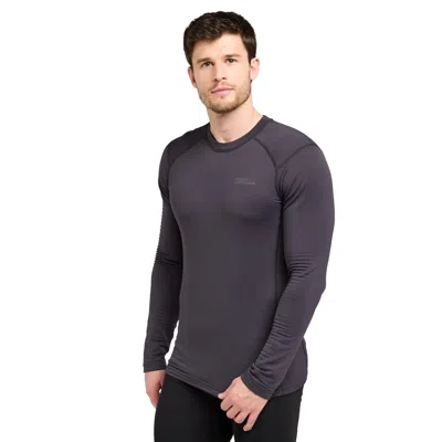 Jack Wolfskin Men's Infinite Long Sleeve Shirt In Gray