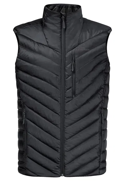 Jack Wolfskin Men's Passamani Down Vest - Phantom In Black