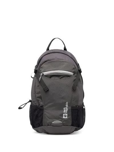 Jack Wolfskin 메시 패널 백팩 In Gray