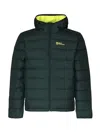 Jack Wolfskin Ather Hooded Padded Jacket In Black