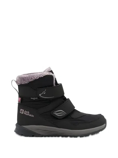 Jack Wolfskin Kids' Polar Bear-g Texapore Mid Winter Boots In Black