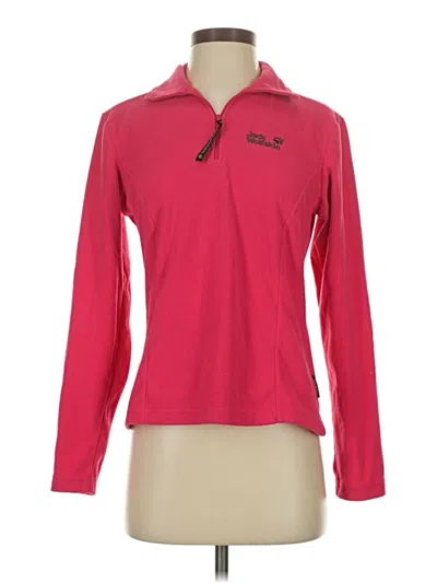 Pre-owned Jack Wolfskin Pullover Sweater In Pink