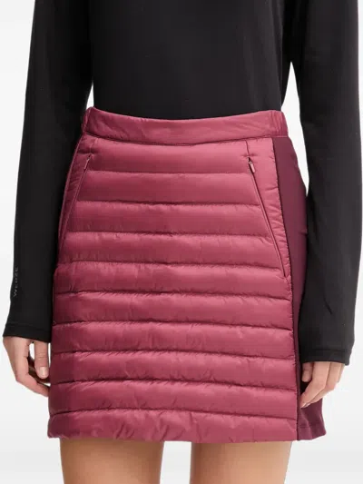 Jack Wolfskin Routeburn Pro Ins Quilted Padded Skirt In Pink
