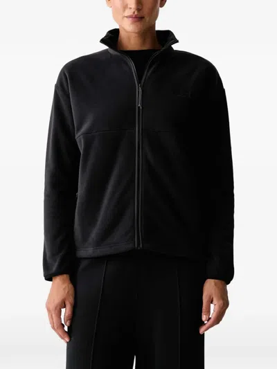 Jack Wolfskin Sumetro Fleece Zip-up Sweatshirt In Schwarz