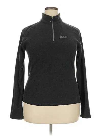 Pre-owned Jack Wolfskin Sweatshirt In Black