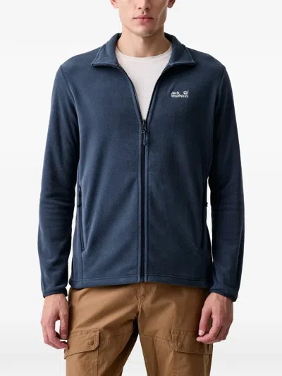 Jack Wolfskin Taunus 100 Fz M Fleece Zip-up Sweater In Blue