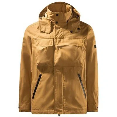 Pre-owned Jack Wolfskin Tech Lab Zip Up Hooded Gold Mens The Utility Jacket 1112291 5205