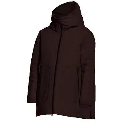 Pre-owned Jack Wolfskin Tech Lab Zip Up Long Sleeve Brown Mens Boxy Cape Coat 1113151 5166