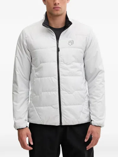 Jack Wolfskin Trail Light Reversible Quilted Jacket In White