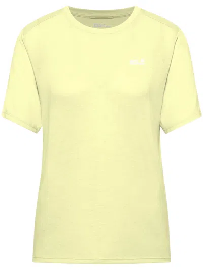 Jack Wolfskin Vonnan S/s T In Yellow