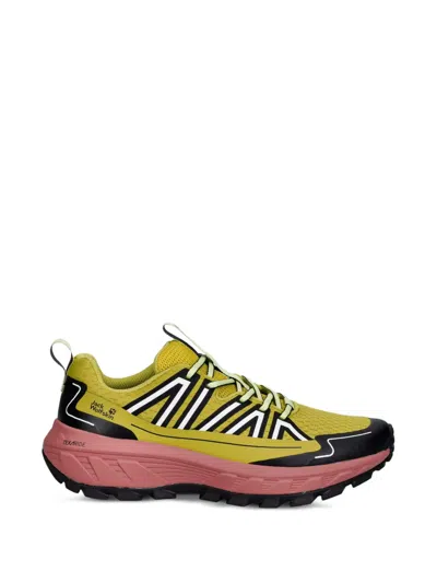 Jack Wolfskin Wild Hike Mesh-panelled Lace-up Sneakers In Multi