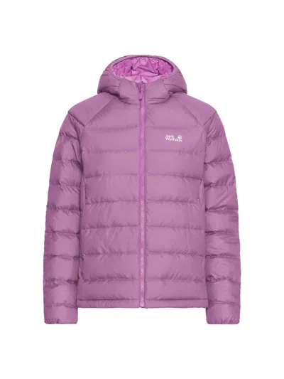 Jack Wolfskin Wild Pass Down Hoody 3in1 Duck Down Jacket In Pink