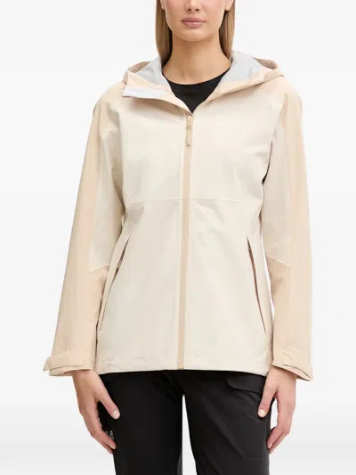 Jack Wolfskin Wildbound Performance Rain Jacket In Neutral