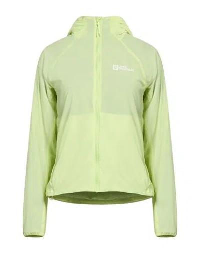 Jack Wolfskin Woman Jacket Lime Green Size M Recycled Polyamide, Elastane